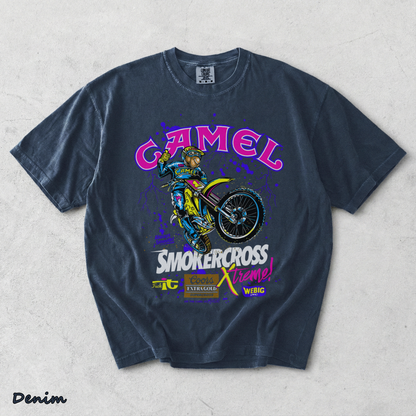 Camel Smokercross Motocross Back 2 - Denim mockup