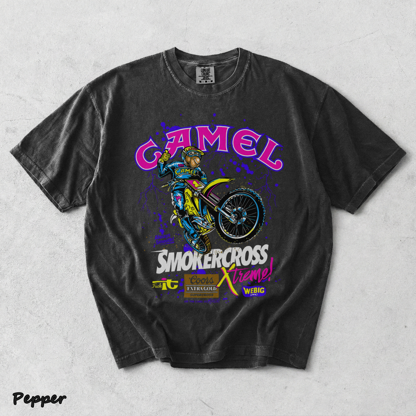 Camel Smokercross Motocross Back 2 - Pepper mockup