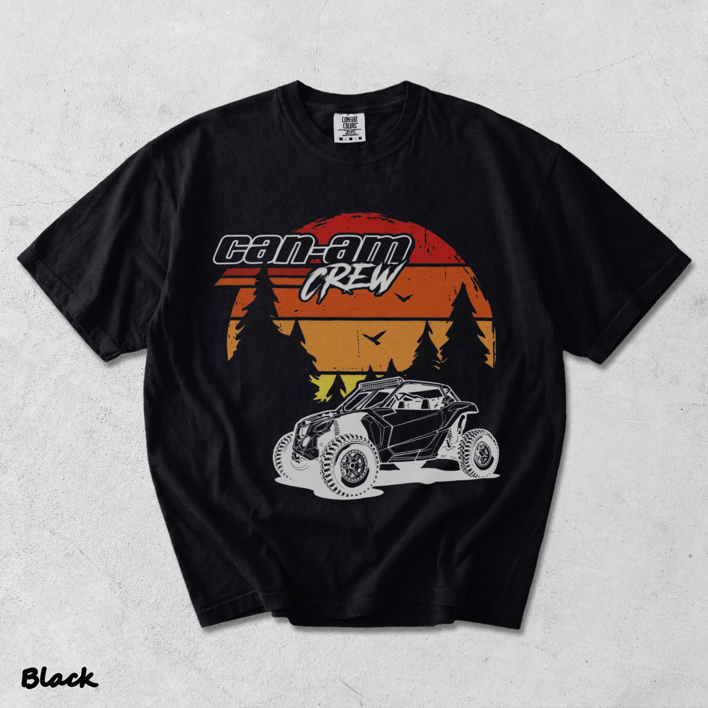 can am crew - Black mockup