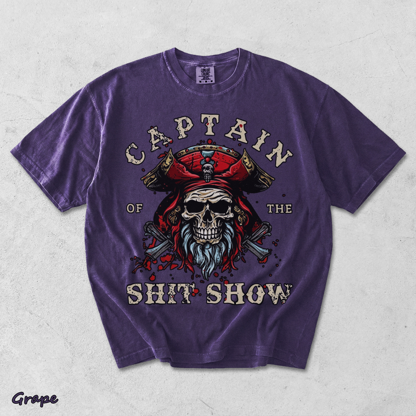 CAPTAIN SHiT SHOW - Grape mockup