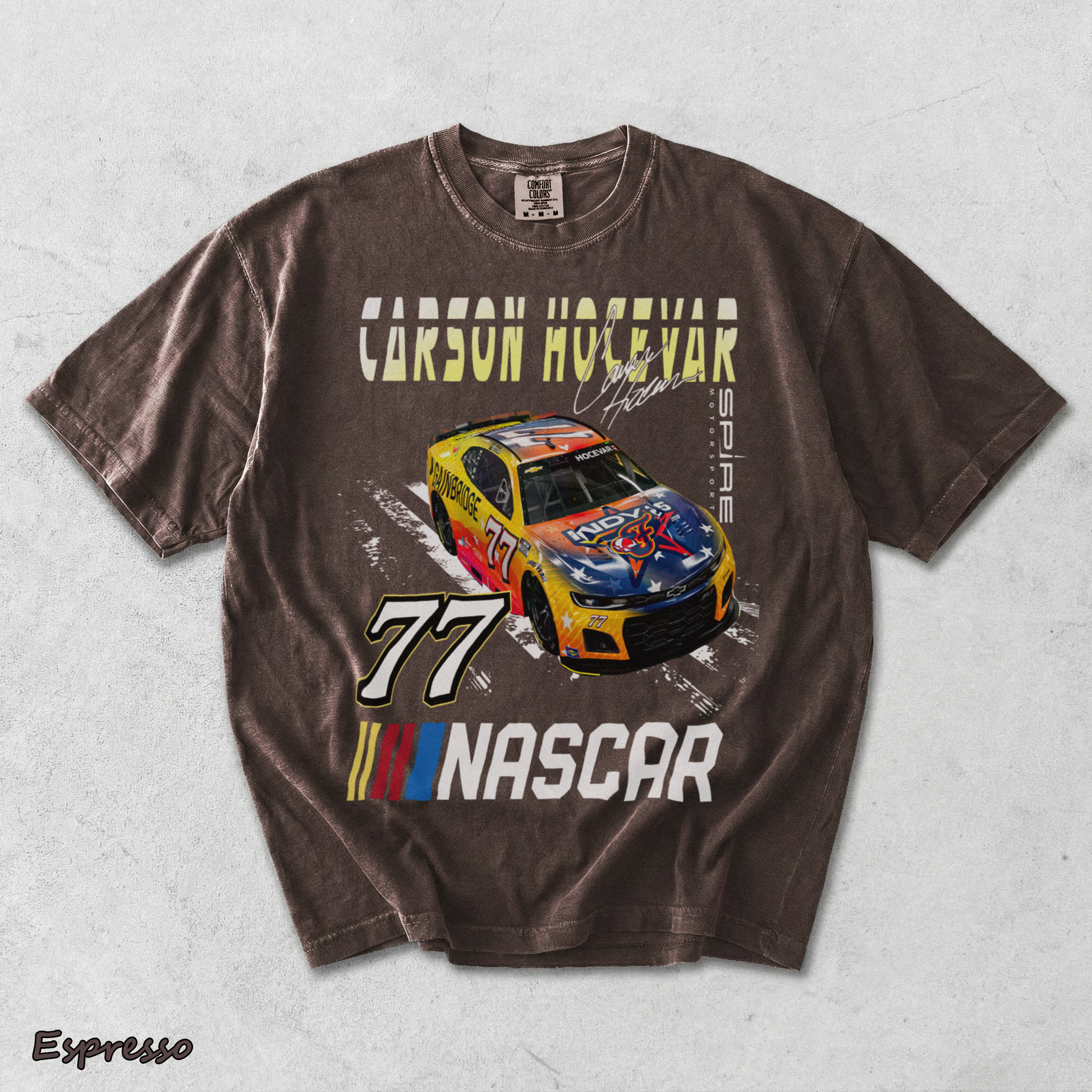Carson Hocevar - Espresso mockup