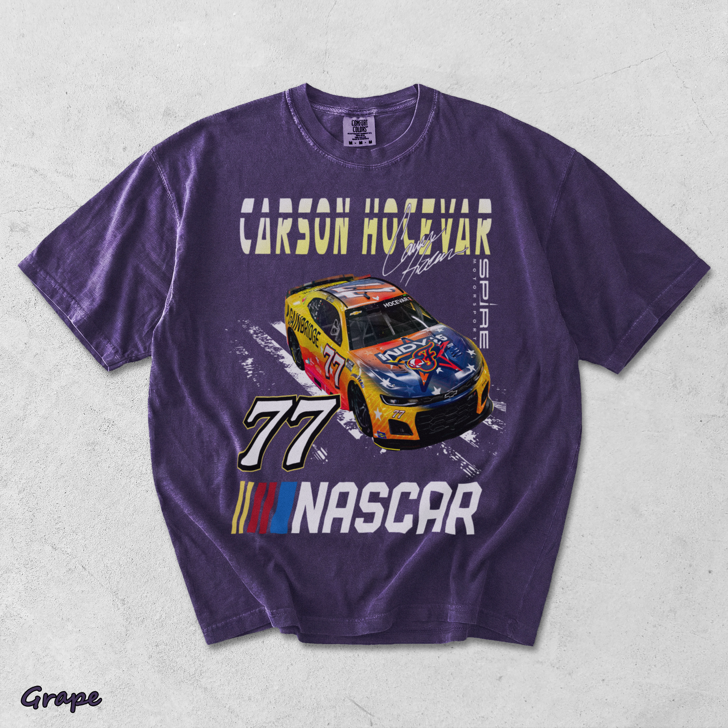 Carson Hocevar - Grape mockup