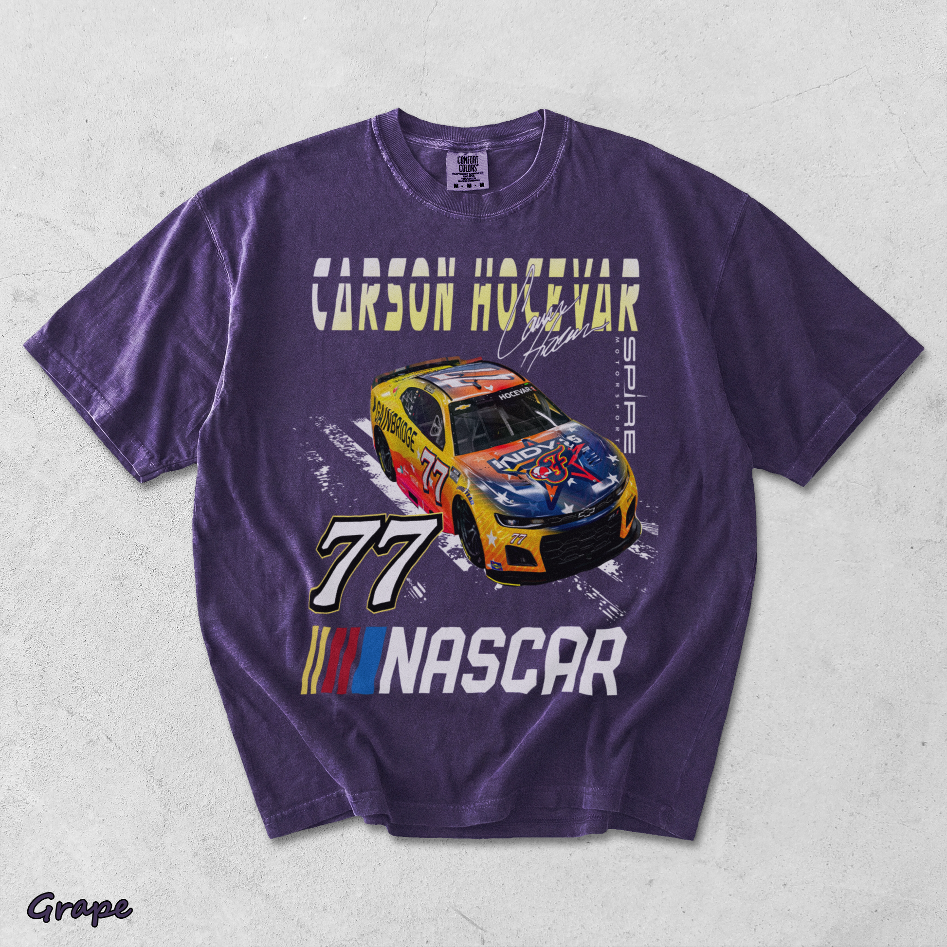 Carson Hocevar - Grape mockup