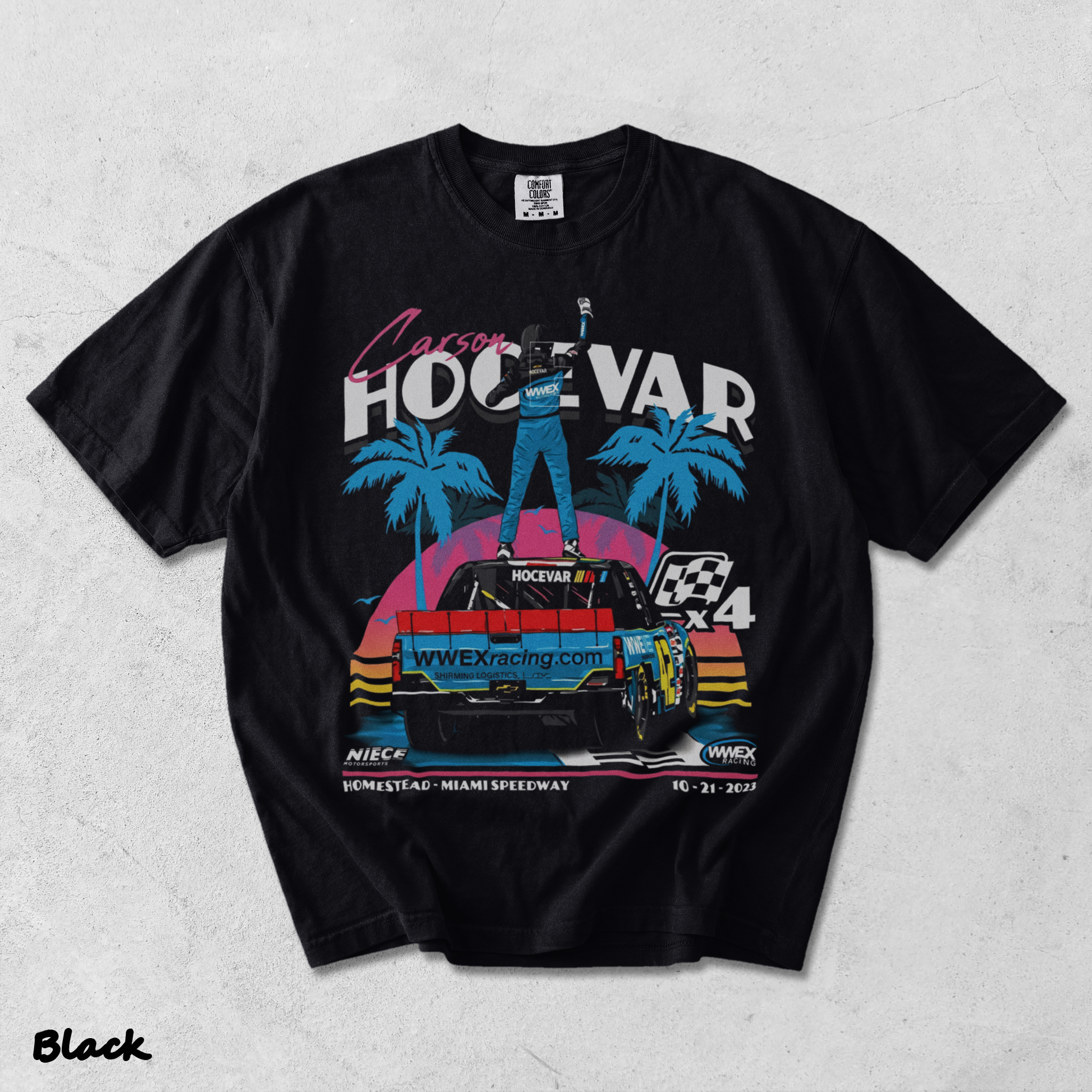 Carson Hocevar Motorsports T - Black mockup