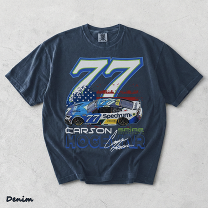 Carson Hocevar NASCAR 77 Racingssss - Denim mockup