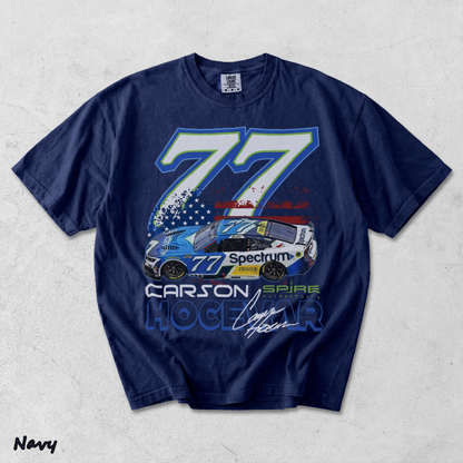 Carson Hocevar NASCAR 77 Racingssss - True Navy mockup