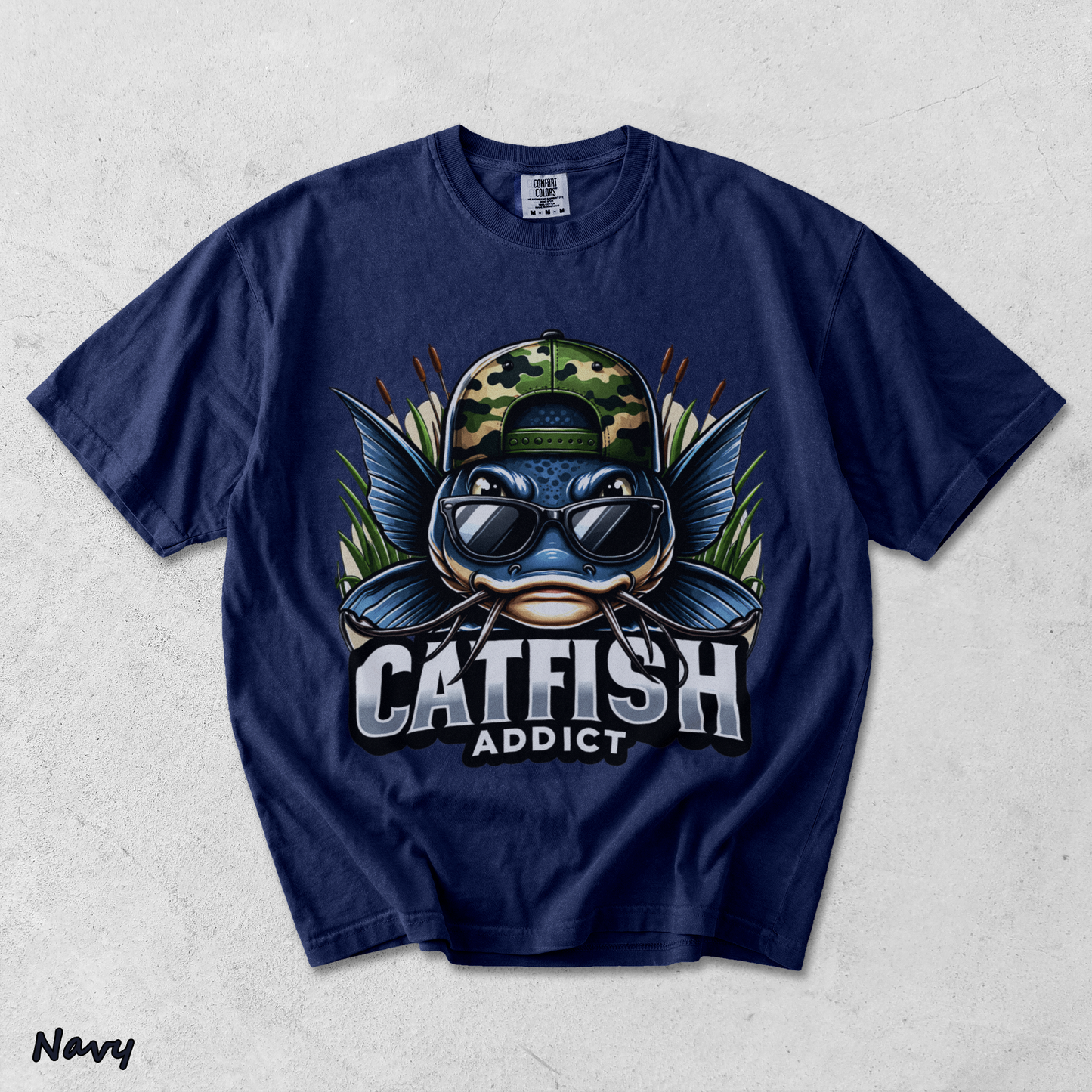 Catfish - True Navy mockup