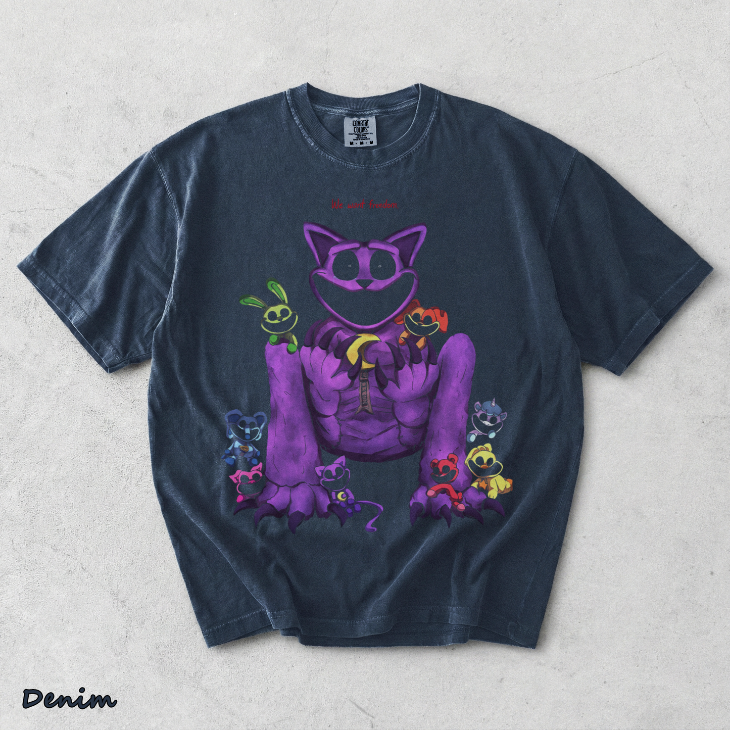 CatNap Poppy Playtime - Denim mockup