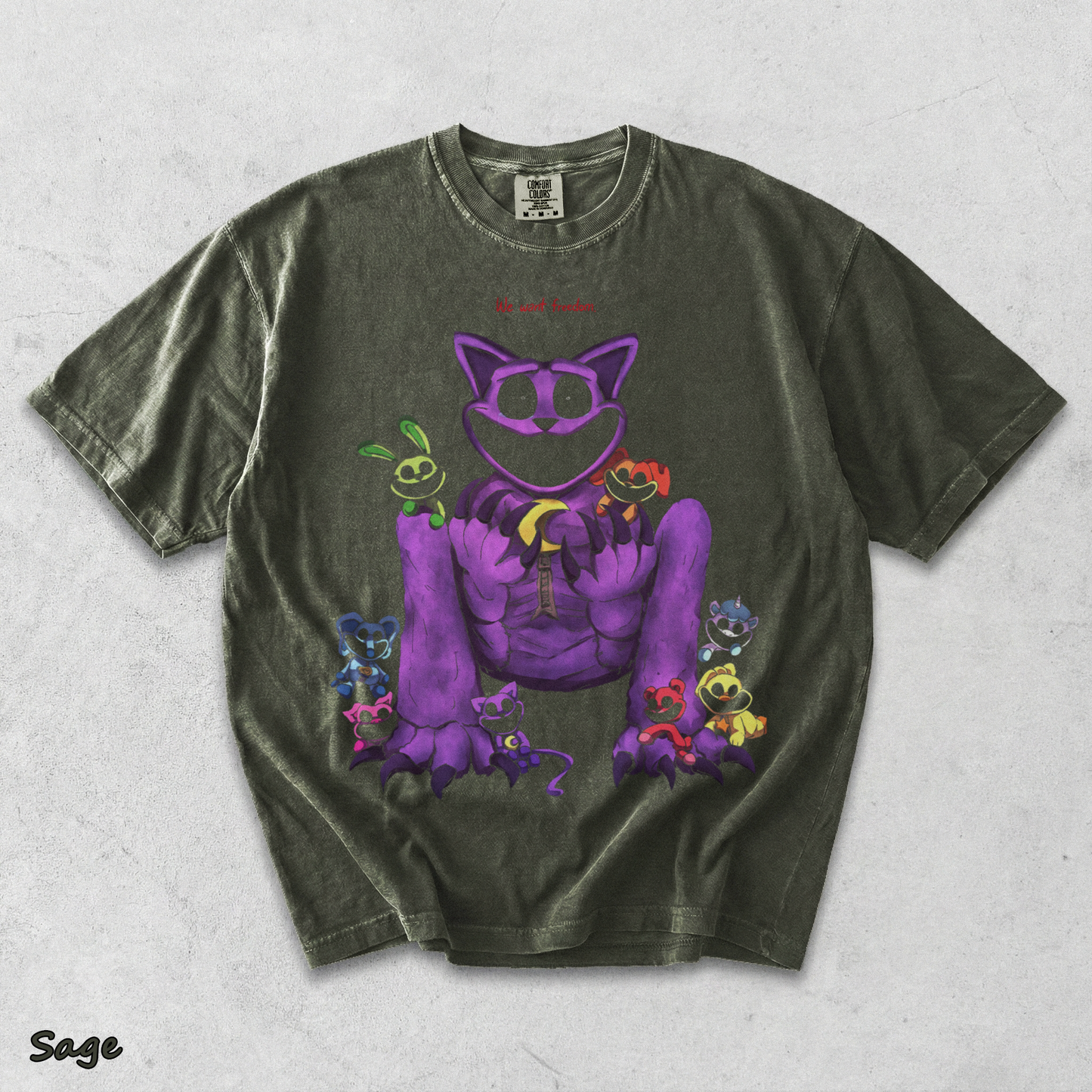 CatNap Poppy Playtime - Sage mockup
