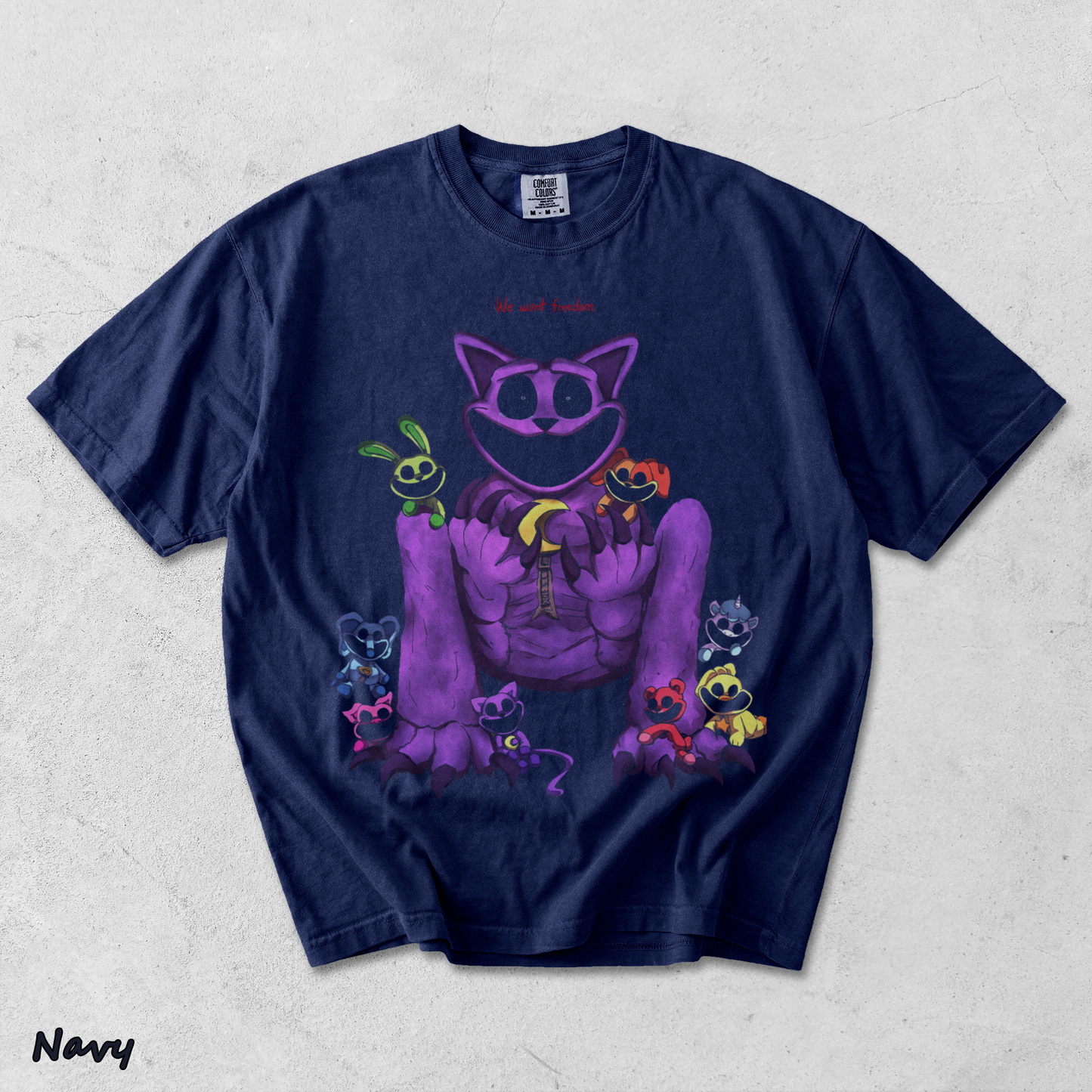 CatNap Poppy Playtime - True Navy mockup