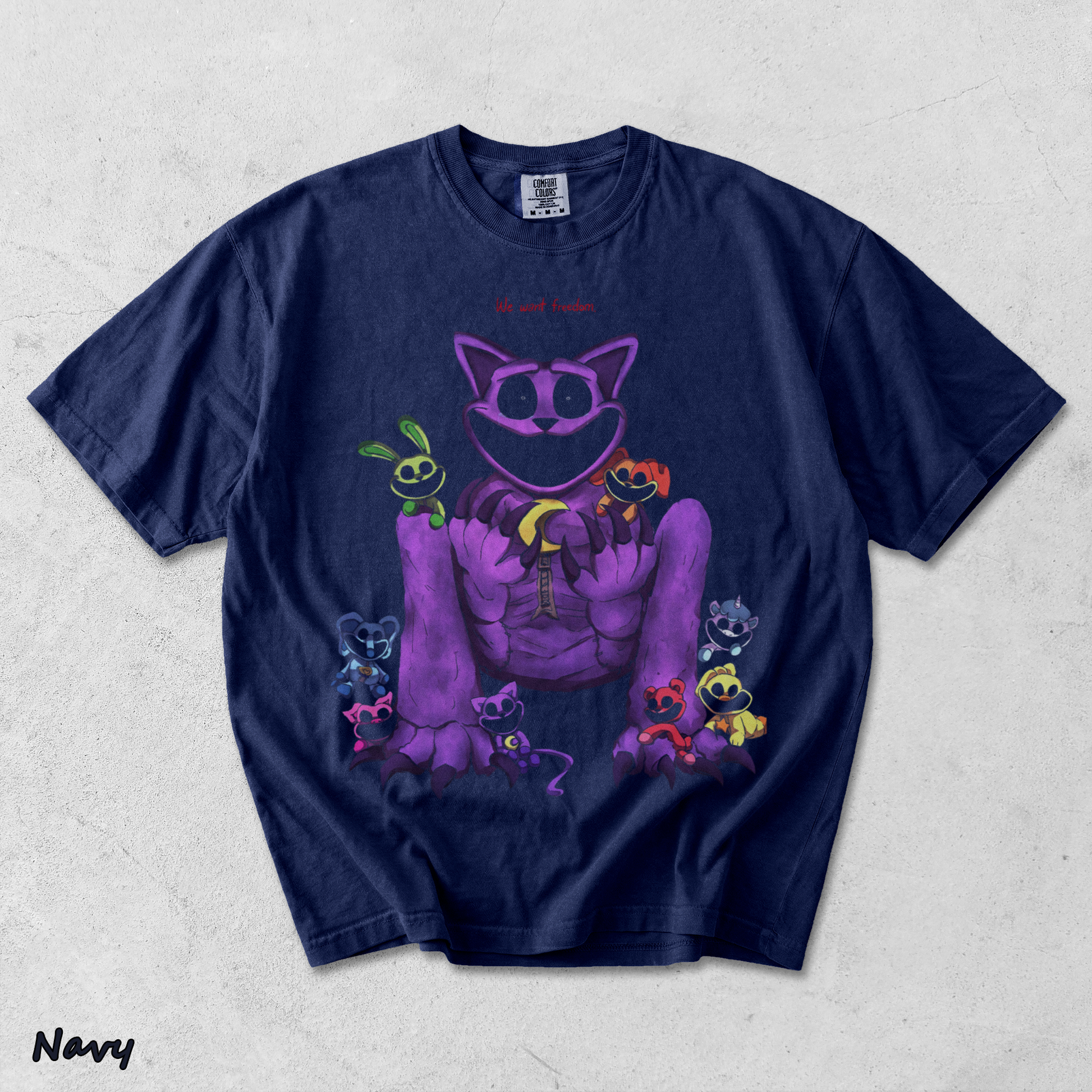 CatNap Poppy Playtime - True Navy mockup
