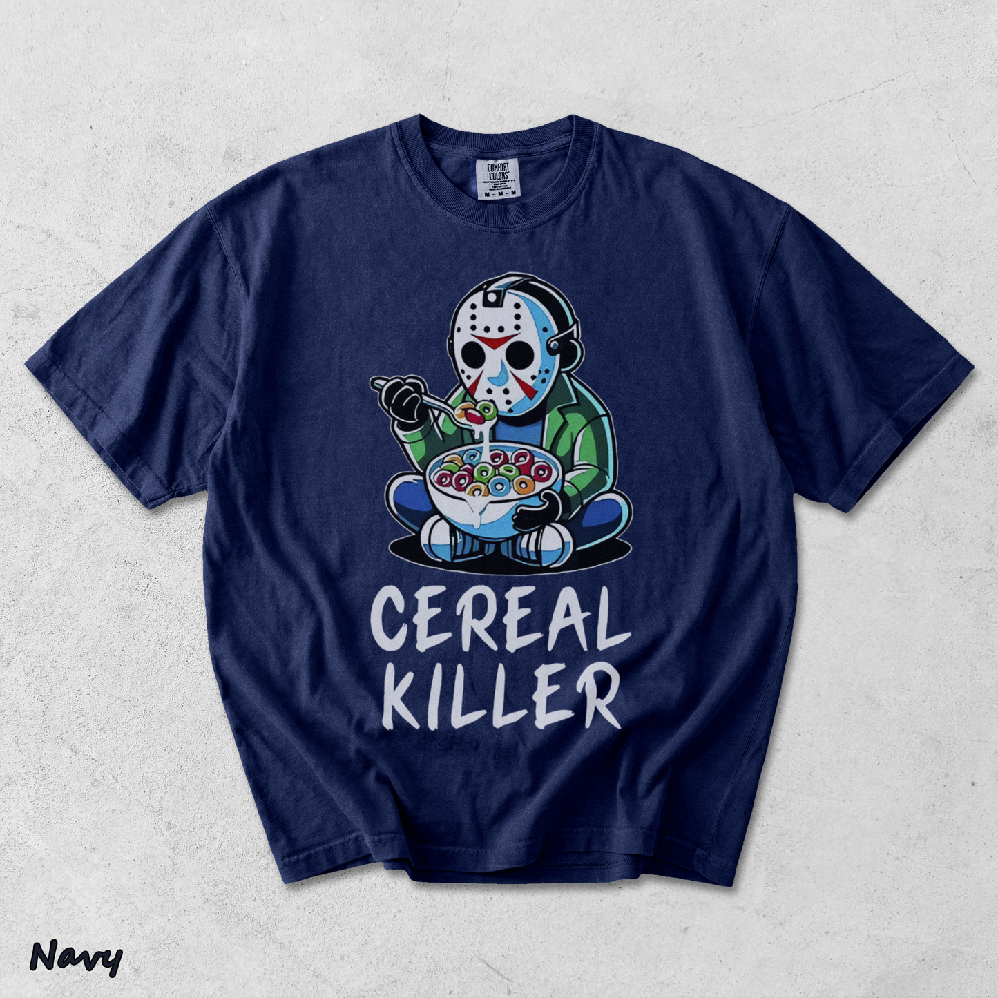 Cereal Killer - True Navy mockup