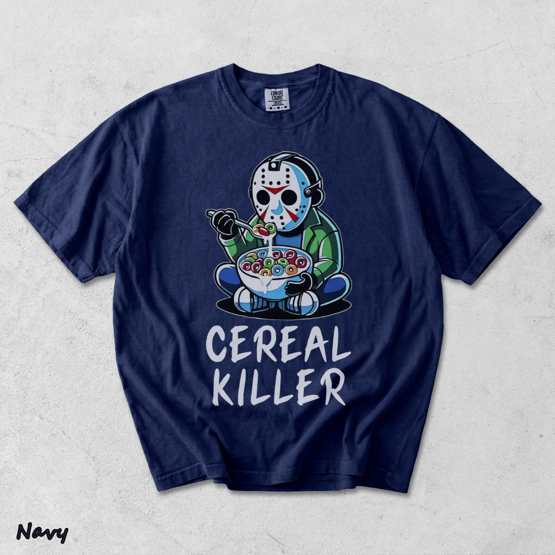 Cereal Killer - True Navy mockup
