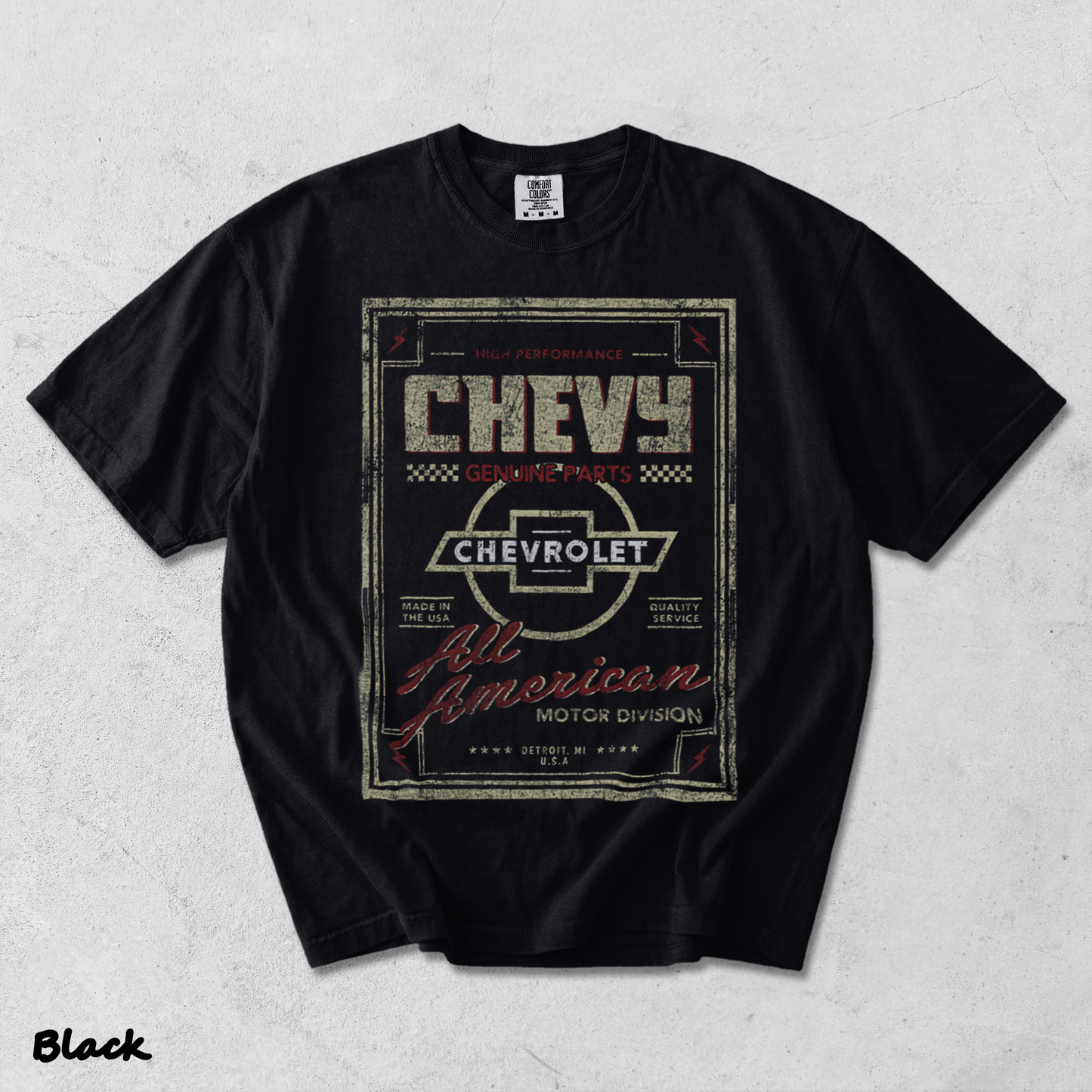 Chevy Genuine 2 - Black mockup