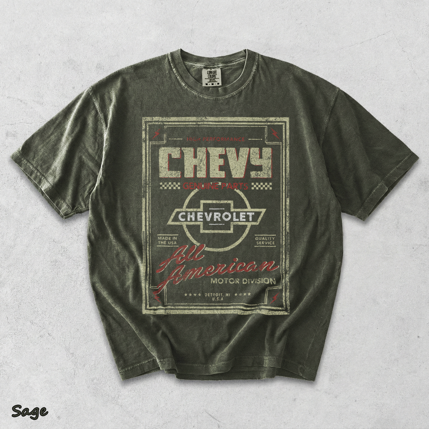 Chevy Genuine 2 - Sage mockup