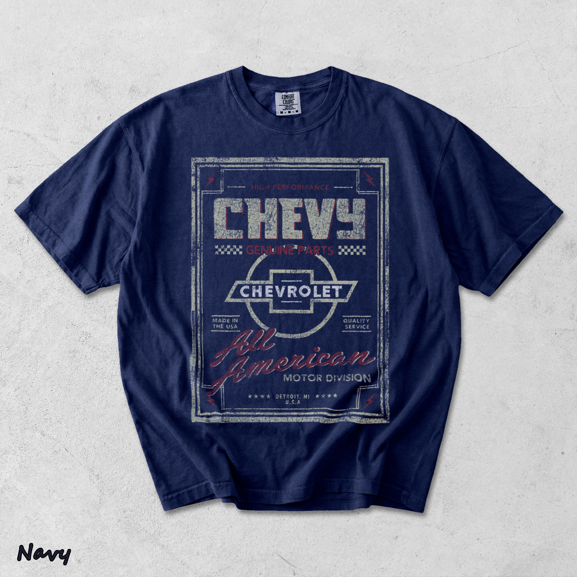 Chevy Genuine 2 - True Navy mockup