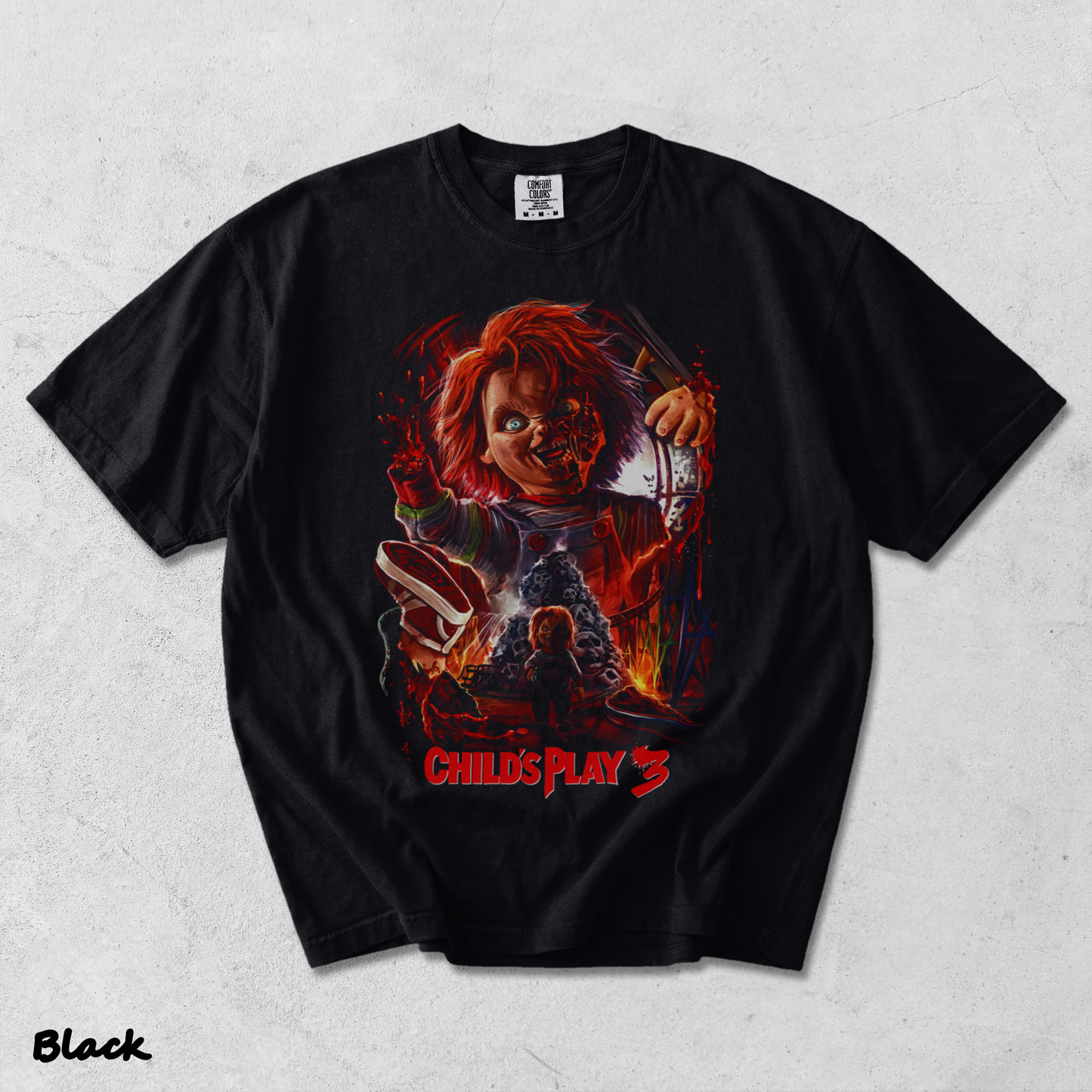 Child's play3 - Black mockup