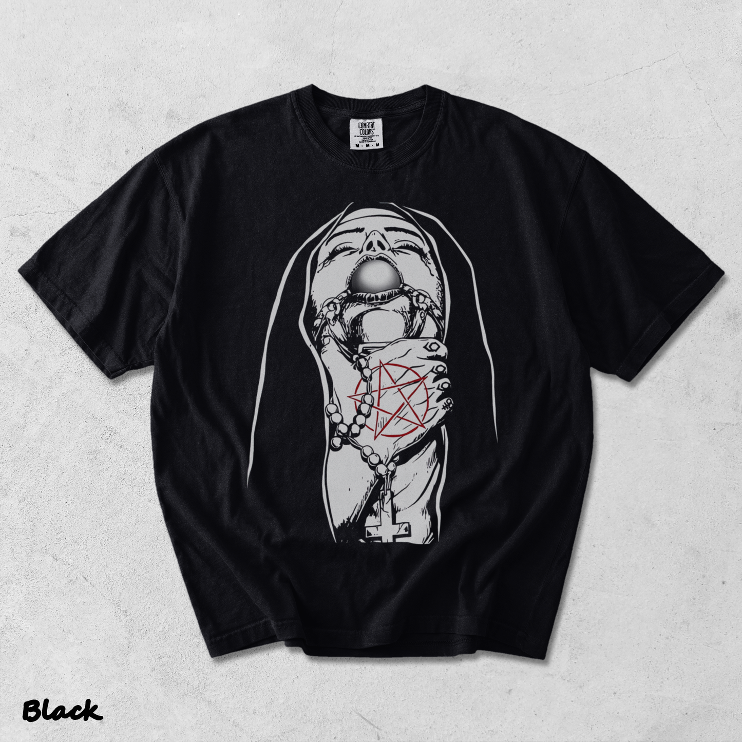 Chokehold Nun - Black mockup