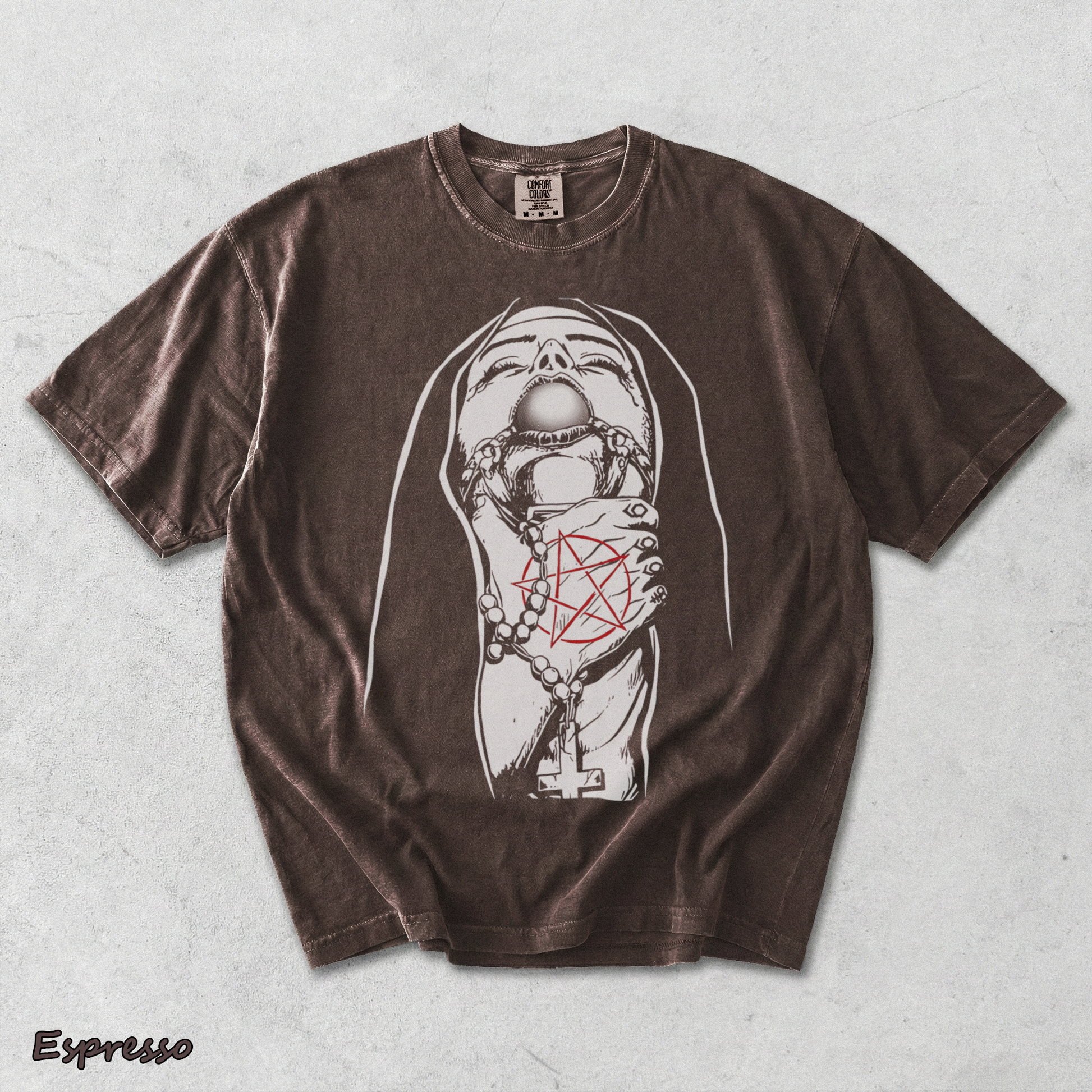 Chokehold Nun - Espresso mockup