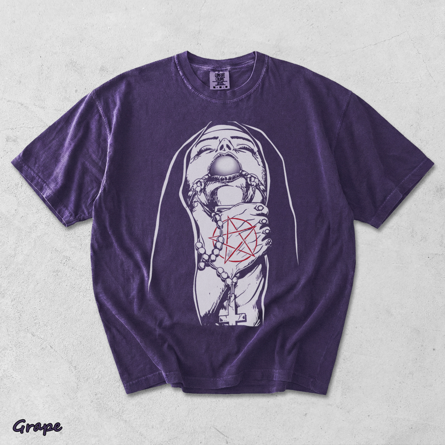 Chokehold Nun - Grape mockup