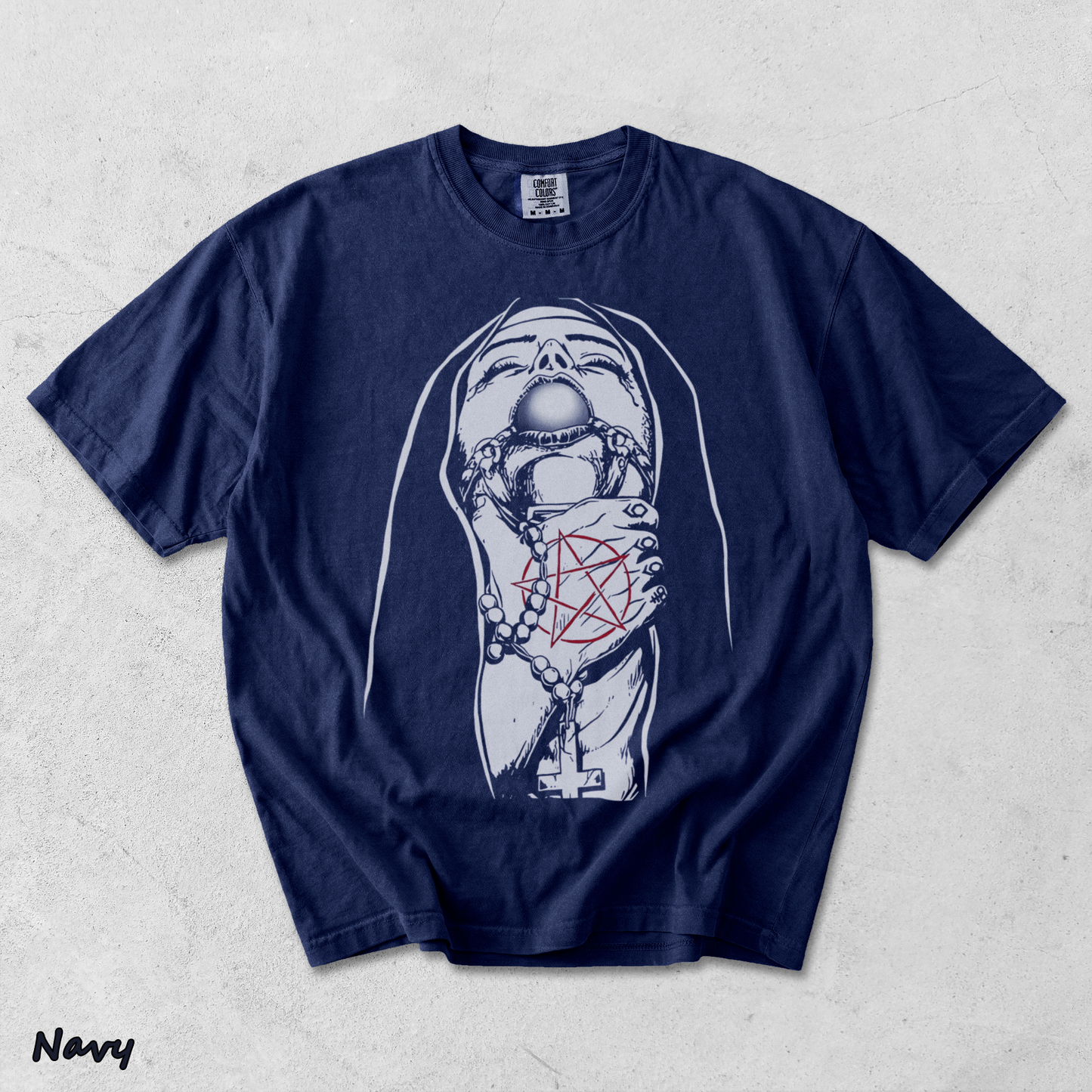 Chokehold Nun - True Navy mockup