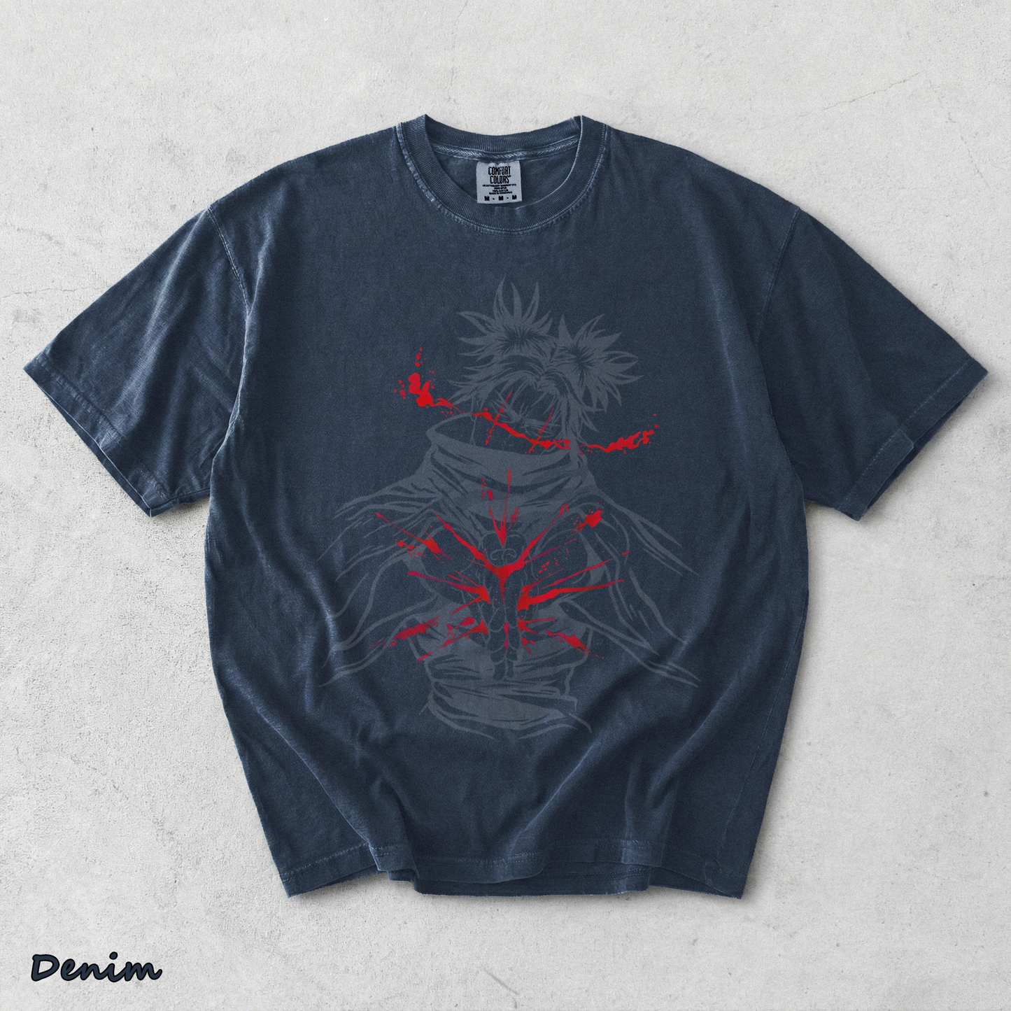 Choso Blood Manipulation JJk Jujutsu Kaisen - Denim mockup