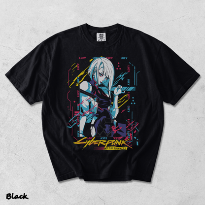 Ciberpunk Lucy Edge Runners - Black mockup