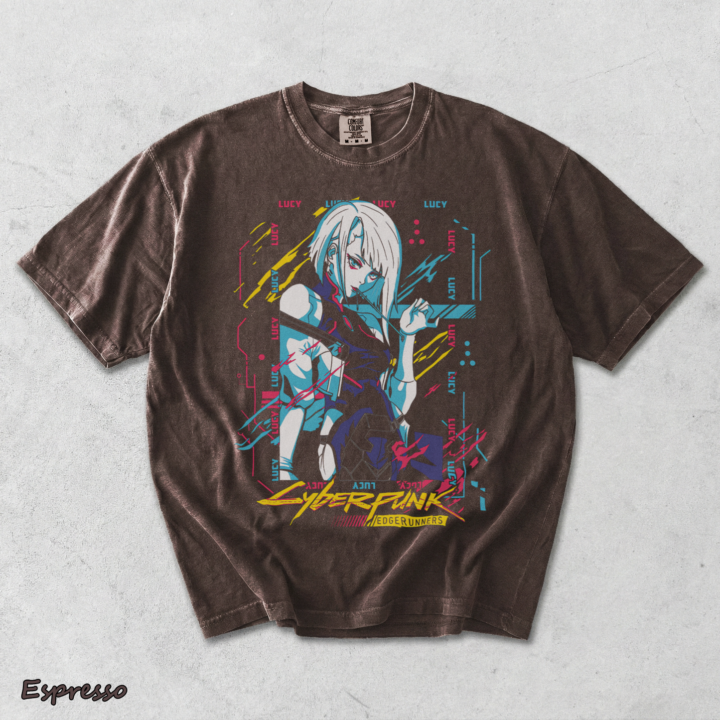 Ciberpunk Lucy Edge Runners - Espresso mockup