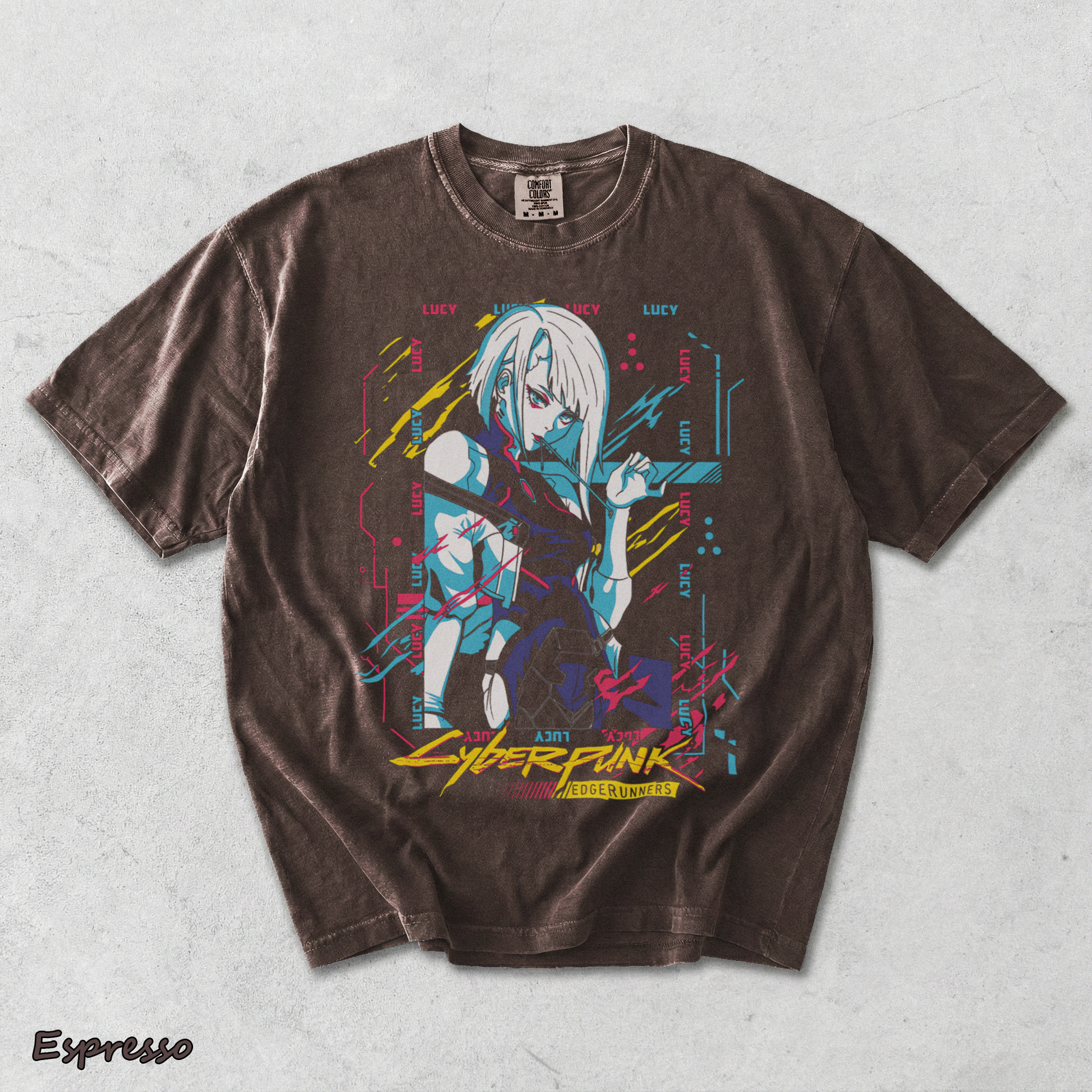 Ciberpunk Lucy Edge Runners - Espresso mockup