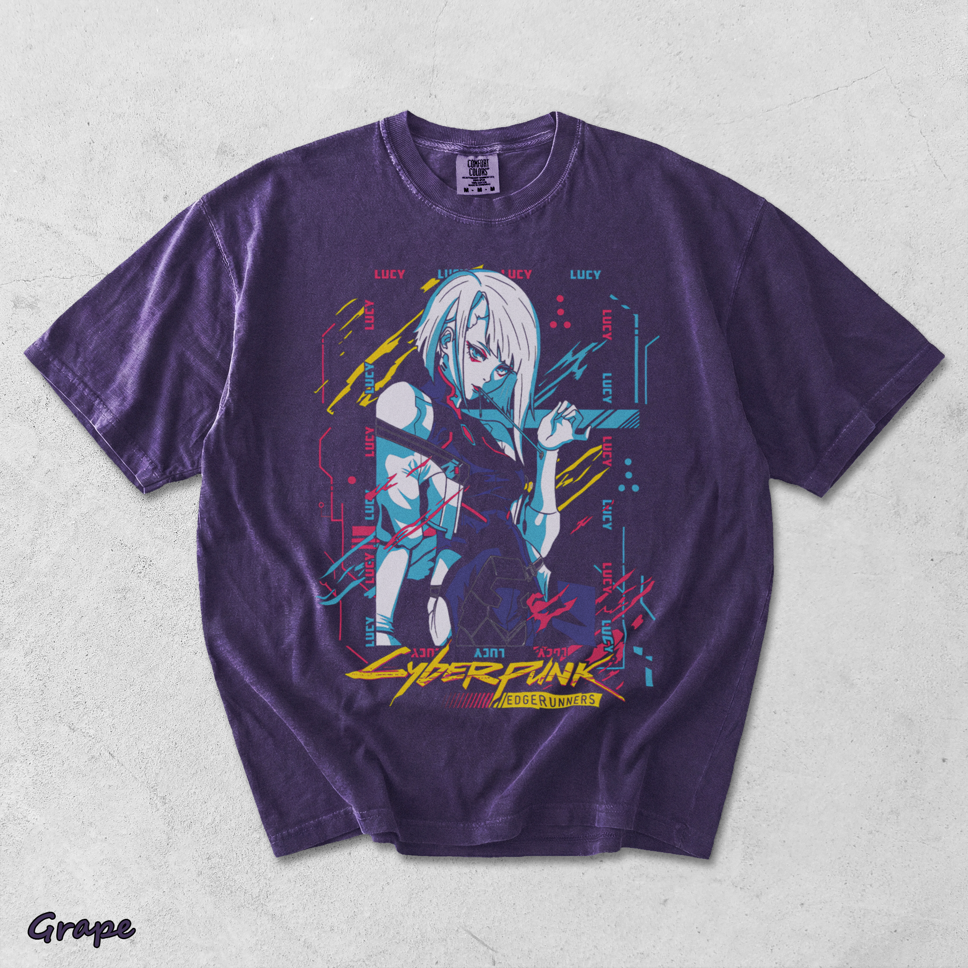 Ciberpunk Lucy Edge Runners - Grape mockup