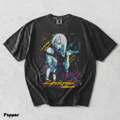 Ciberpunk Lucy Edge Runners - Pepper mockup