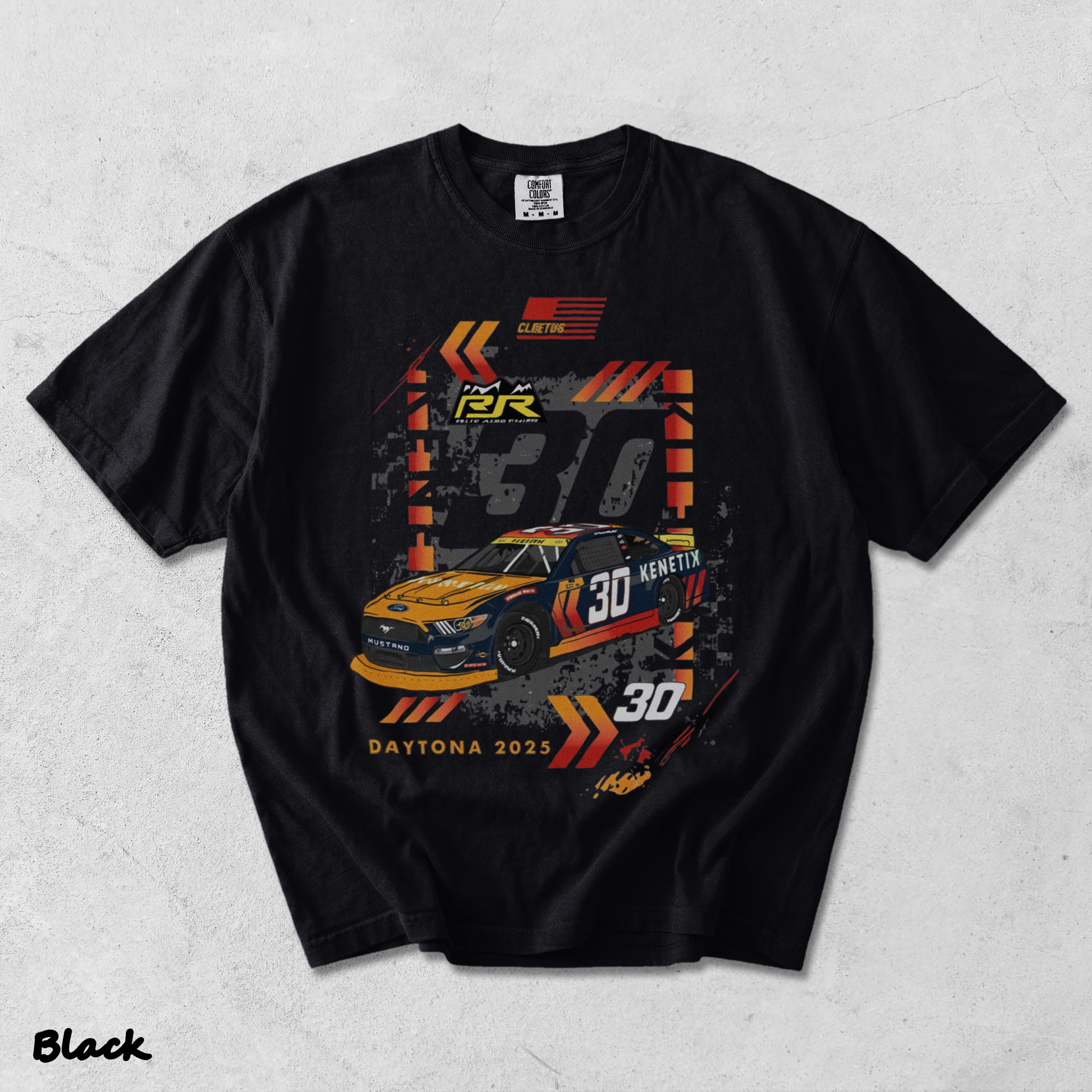 Cletus McFarland 30 Daytona - Black mockup