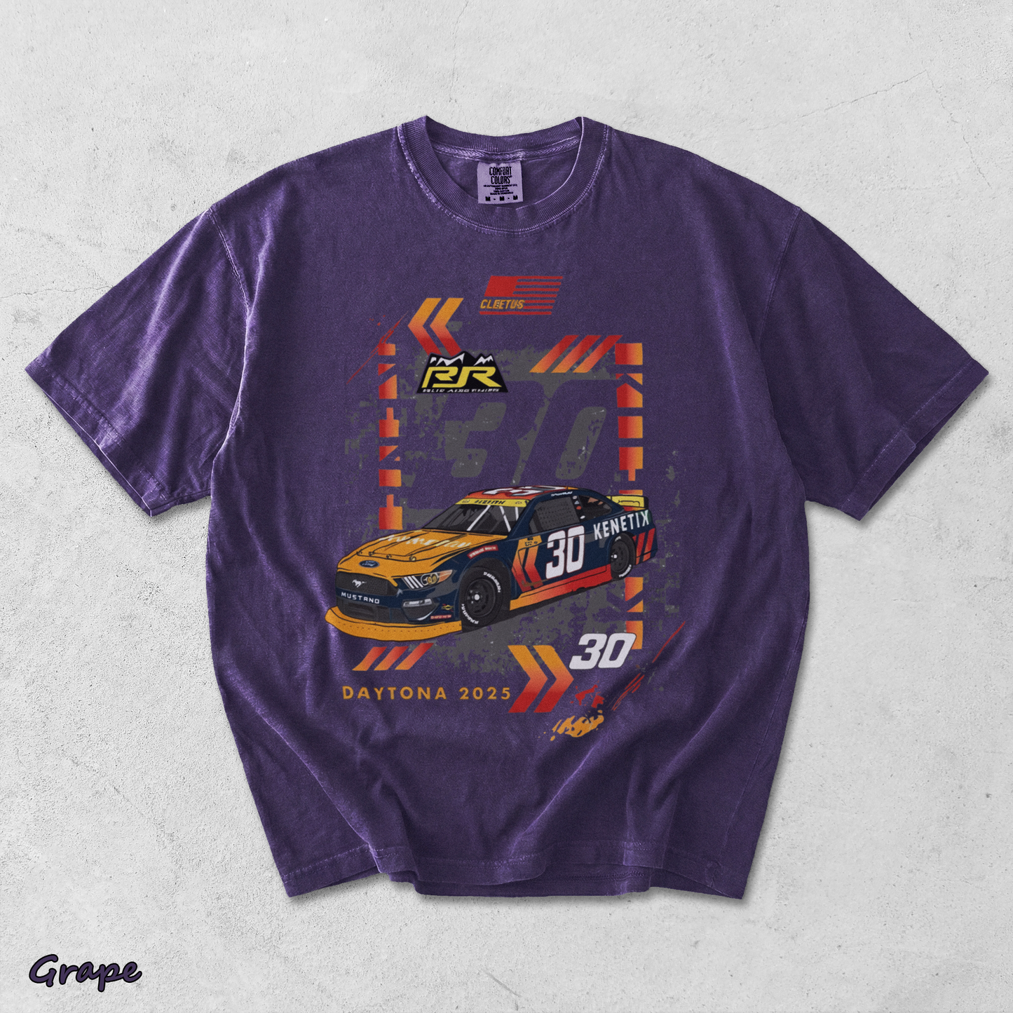 Cletus McFarland 30 Daytona - Grape mockup