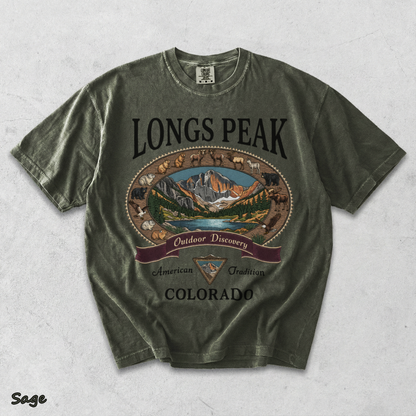 Comfort Colors Longs Peak Colorado - Sage mockup
