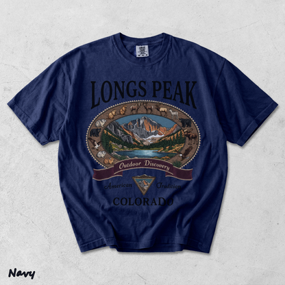 Comfort Colors Longs Peak Colorado - True Navy mockup
