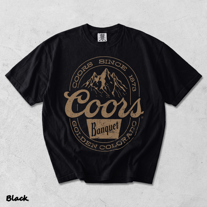 Coors Banquet - Black mockup