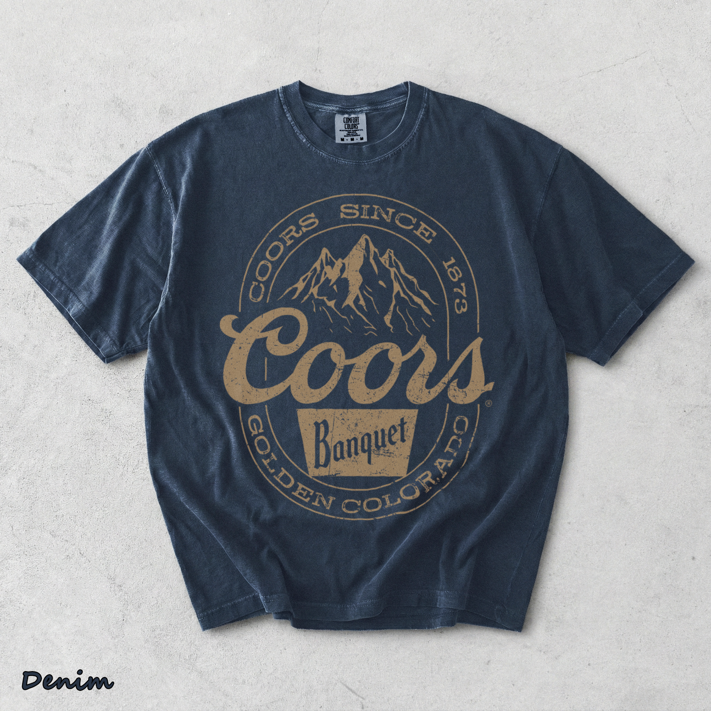 Coors Banquet - Denim mockup
