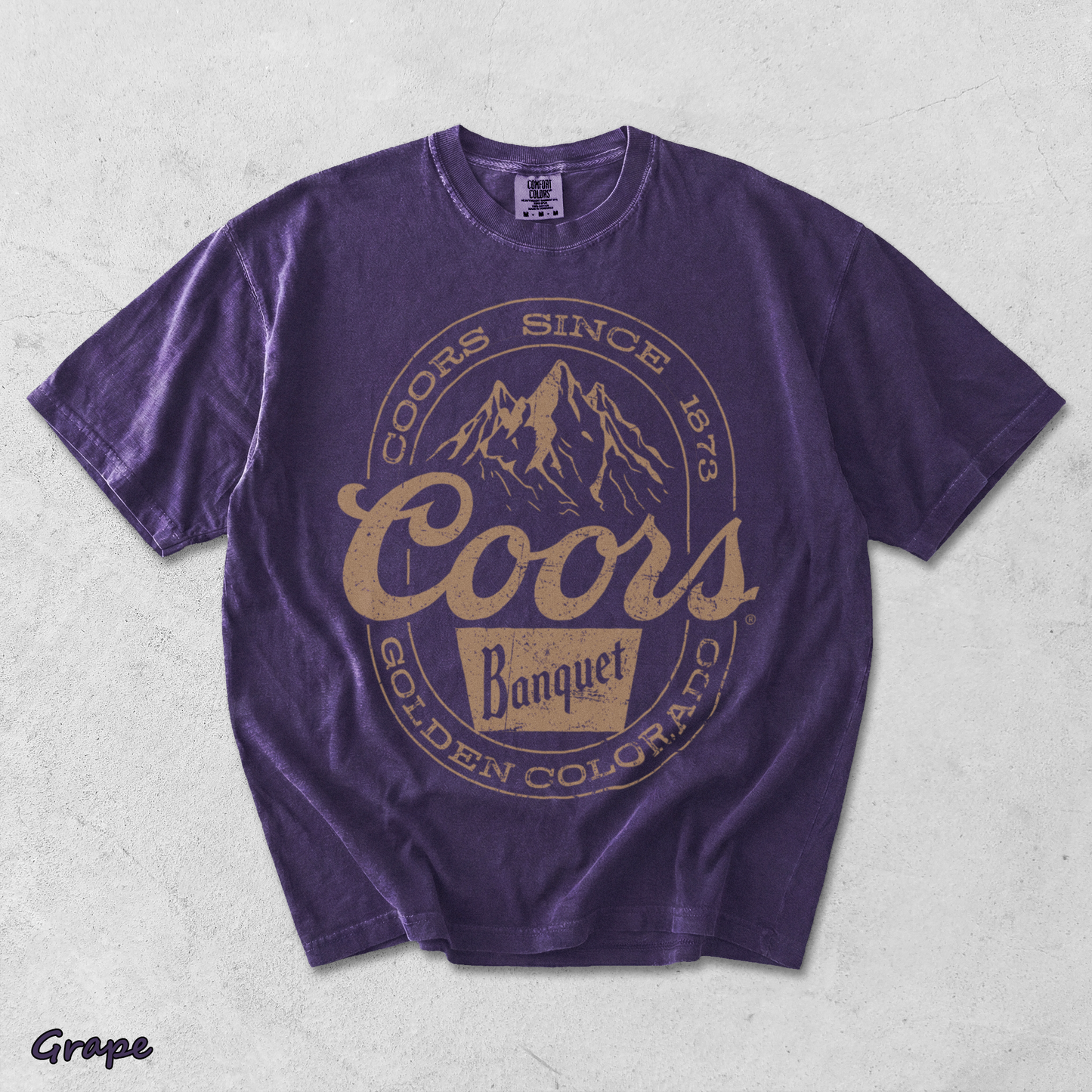 Coors Banquet - Grape mockup