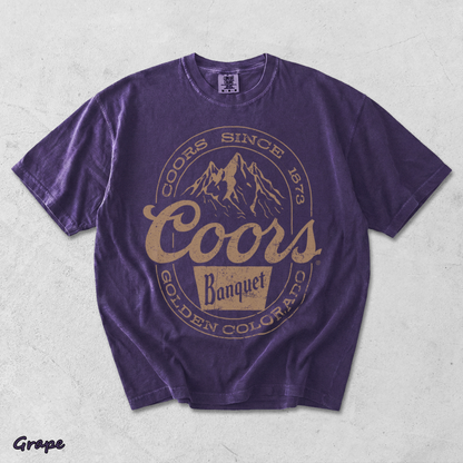 Coors Banquet - Grape mockup