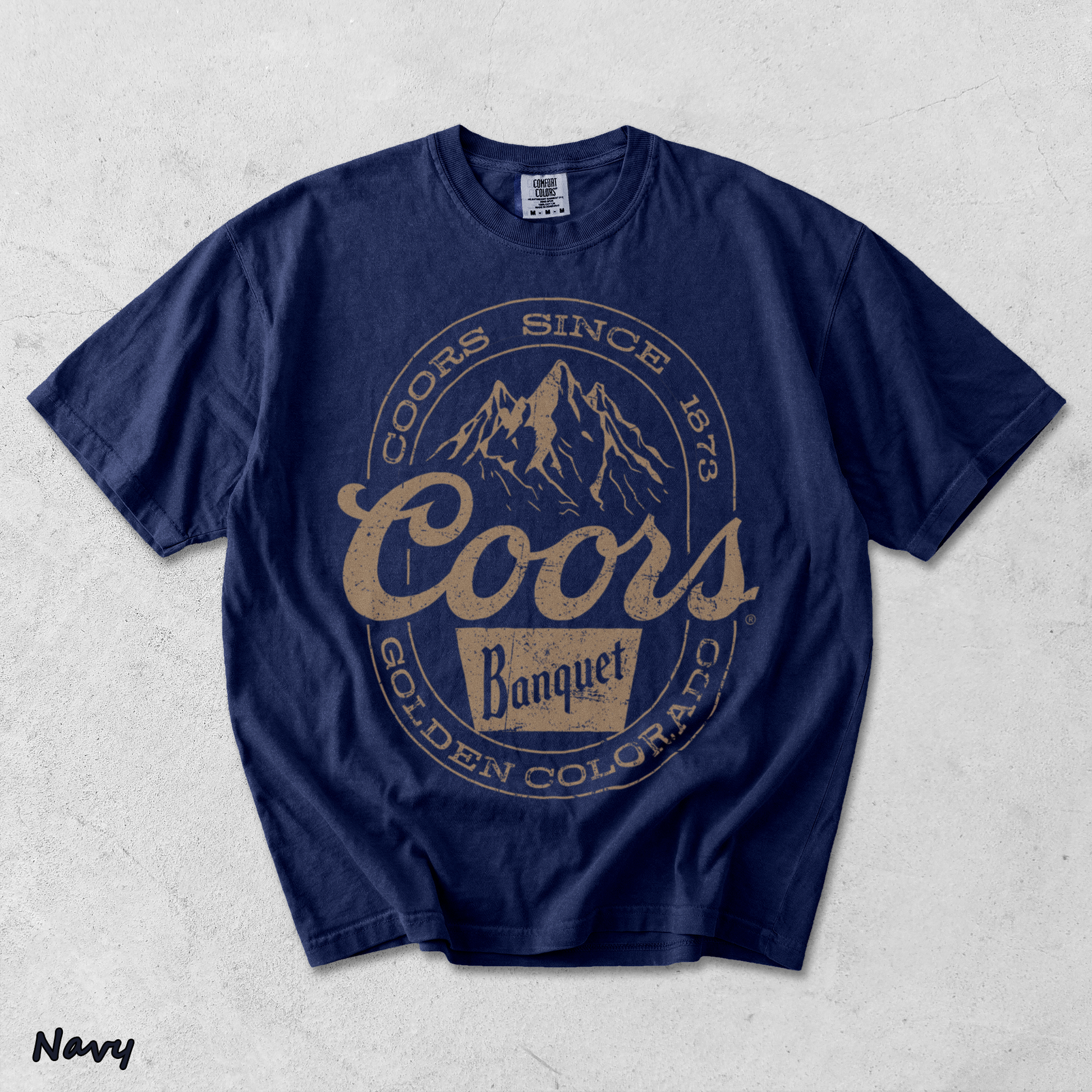 Coors Banquet - True Navy mockup