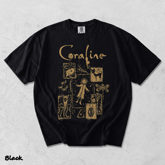 Coraline Jones Vintage - Black mockup