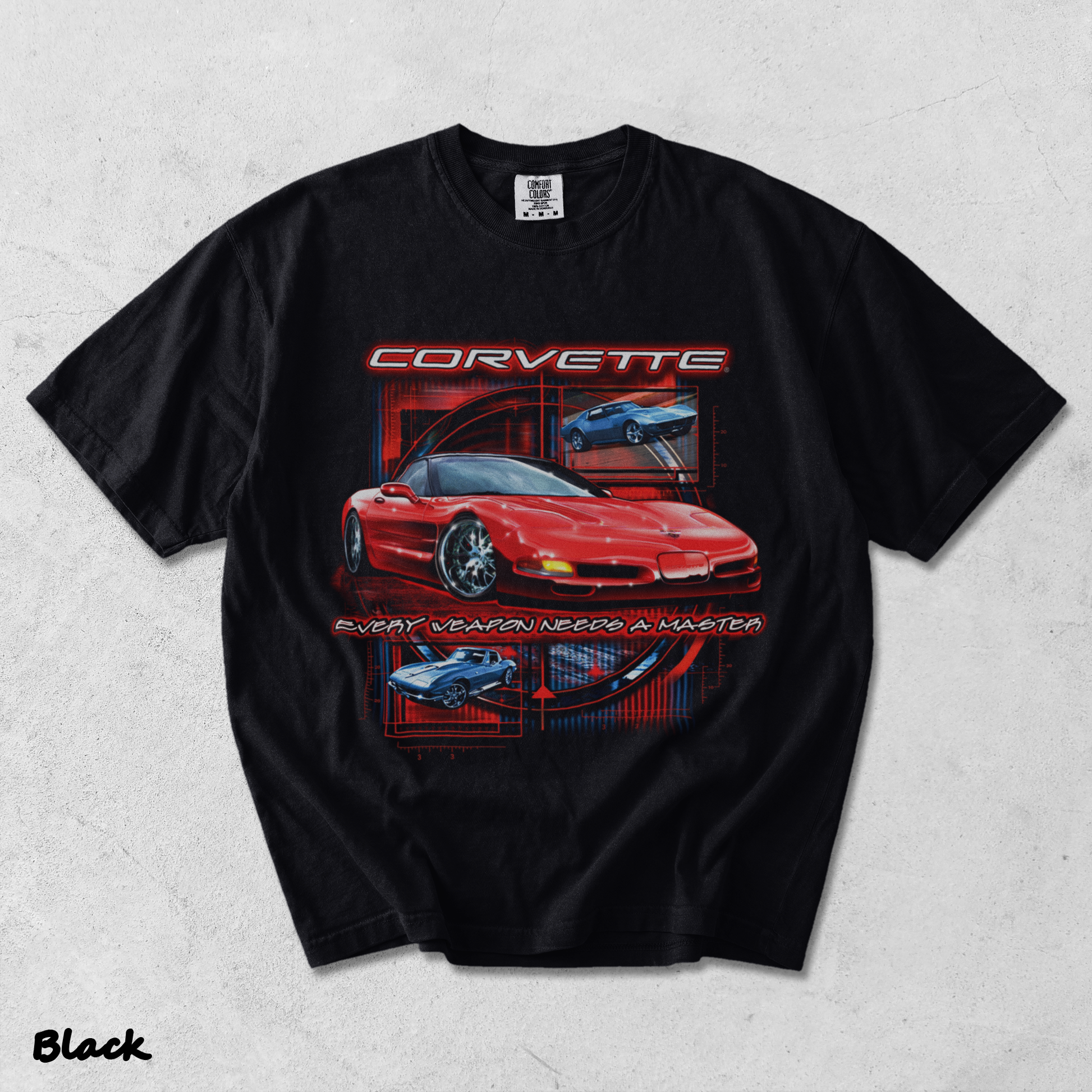 Corvette C5 S - Black mockup