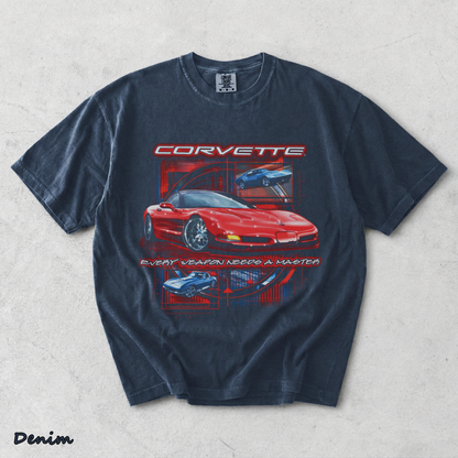 Corvette C5 S - Denim mockup