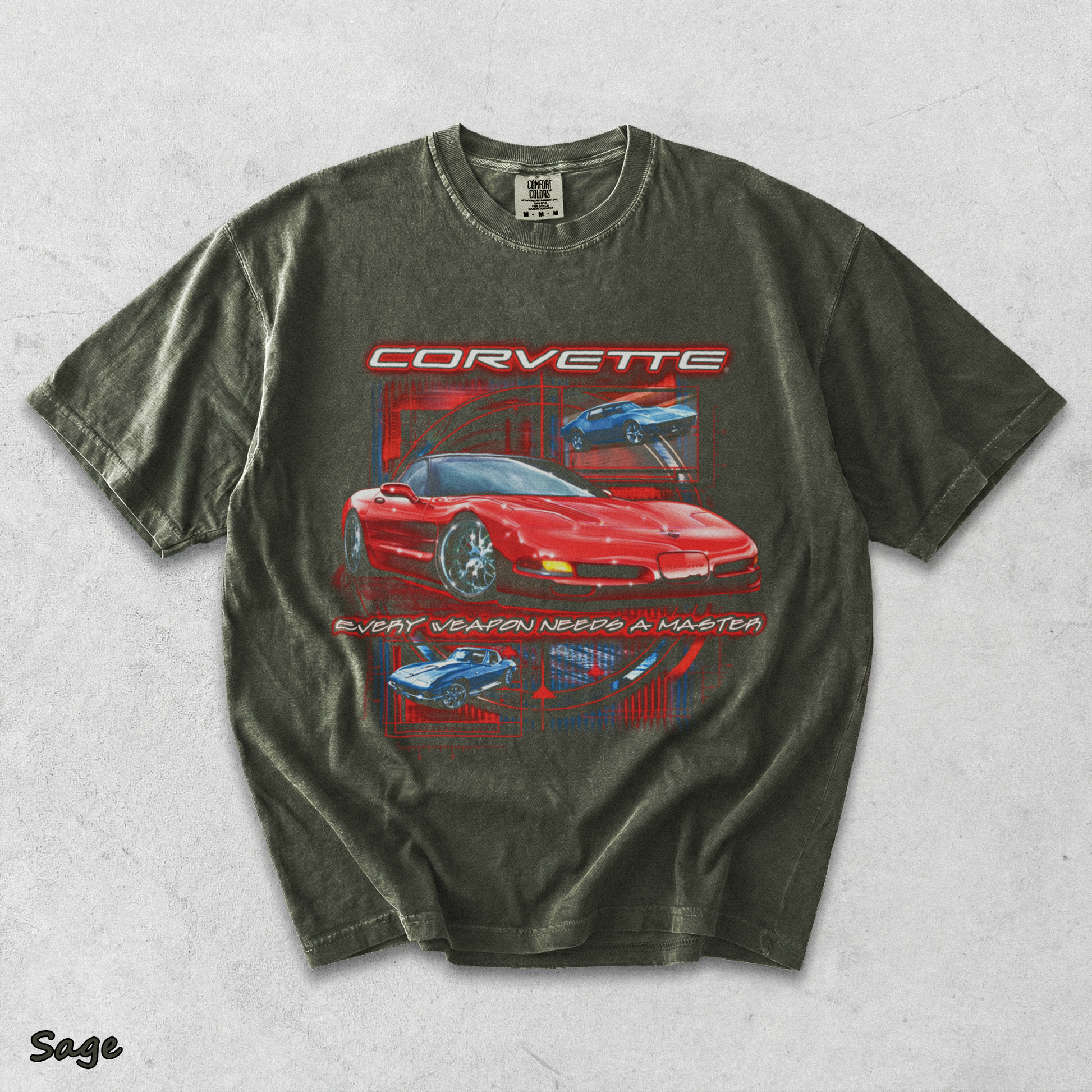 Corvette C5 S - Sage mockup