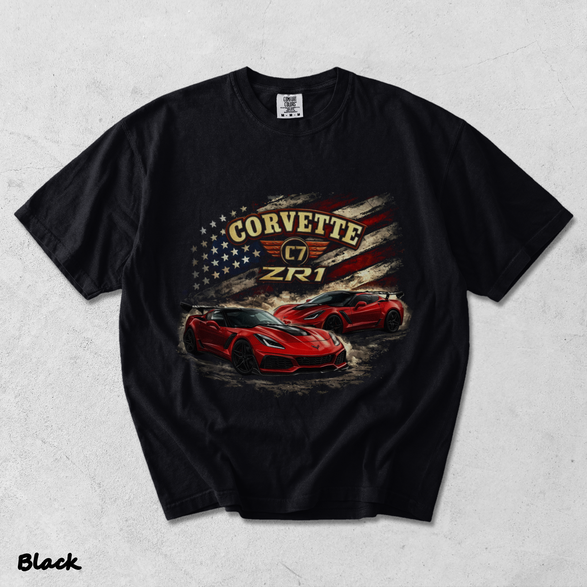 Corvette C7 ZR1 - Black mockup
