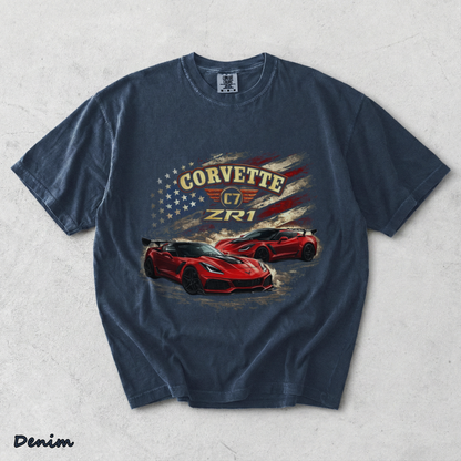Corvette C7 ZR1 - Denim mockup