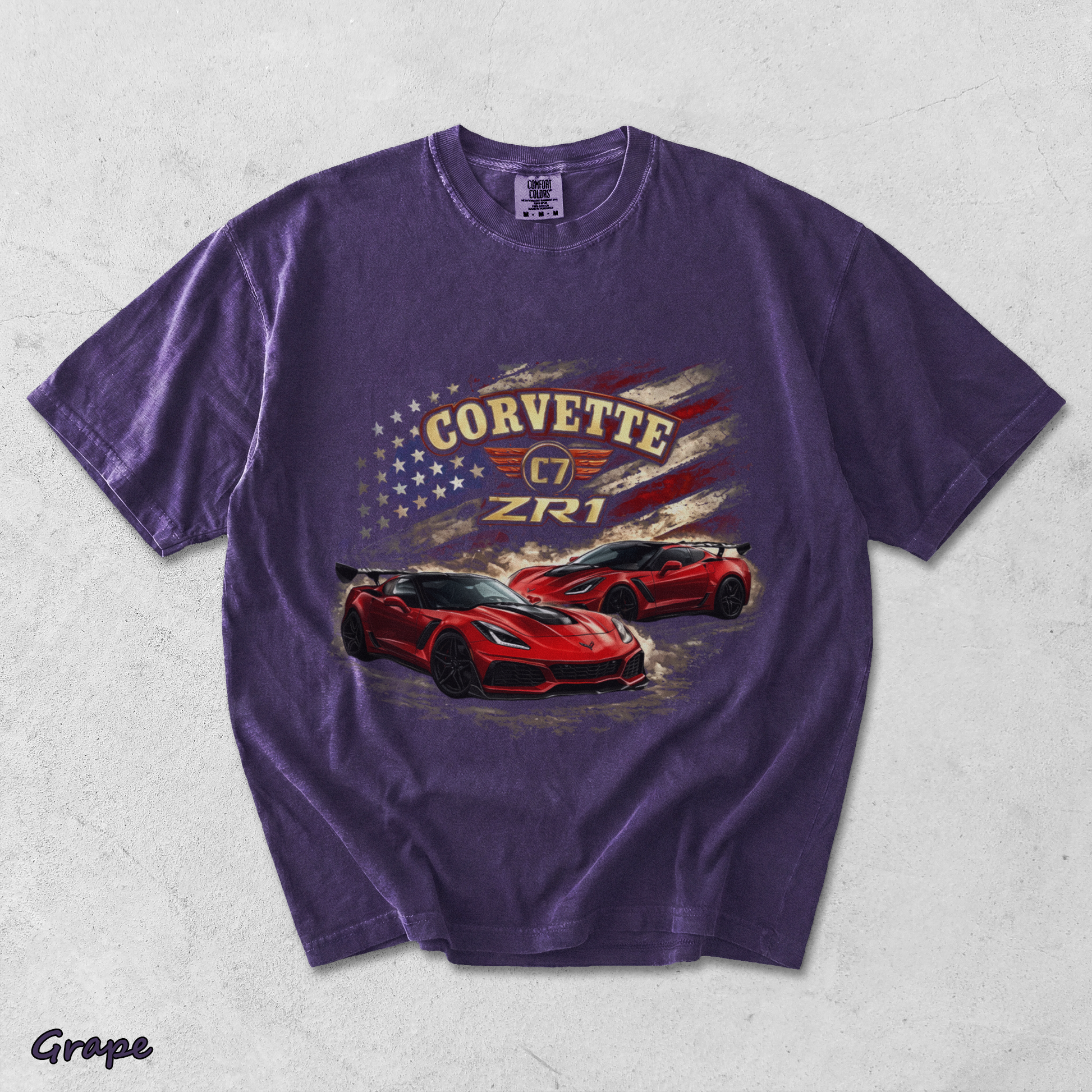 Corvette C7 ZR1 - Grape mockup