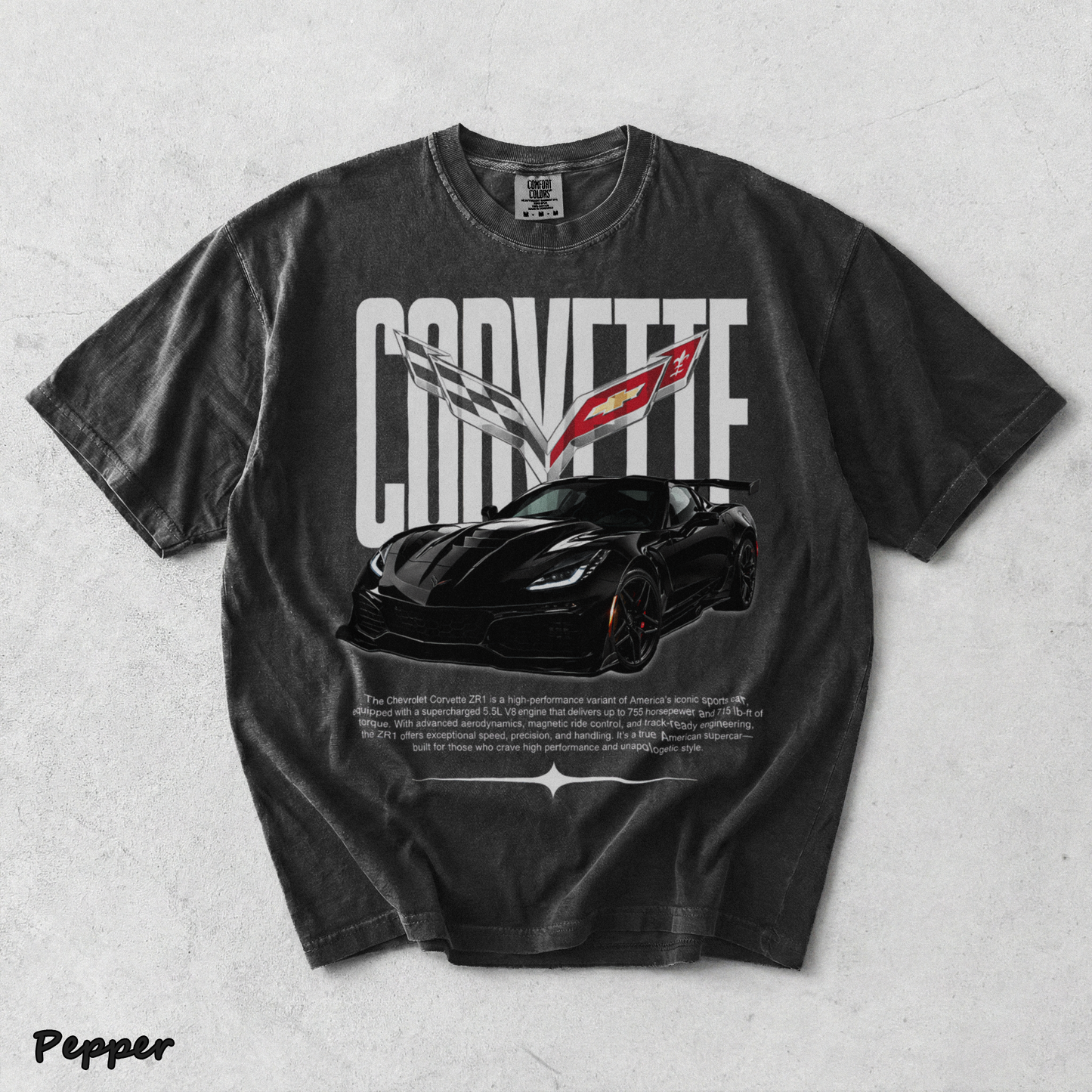Corvette C8 - Pepper mockup