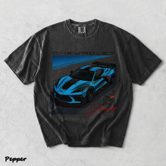 Corvette C8 Stingray Back - Pepper mockup