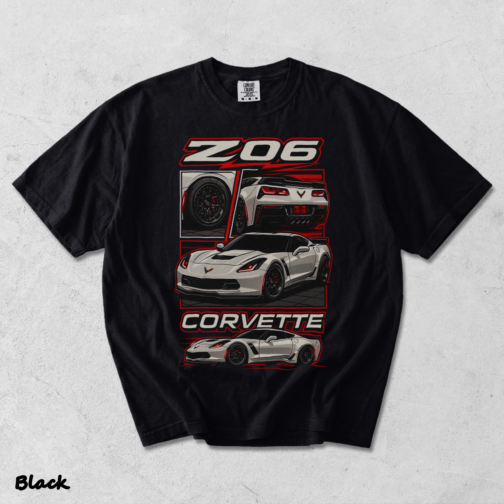Corvette Z06 - Black mockup